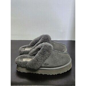 Sz 8 - UGG Disquette Gray Platform Clog Slipper for Women